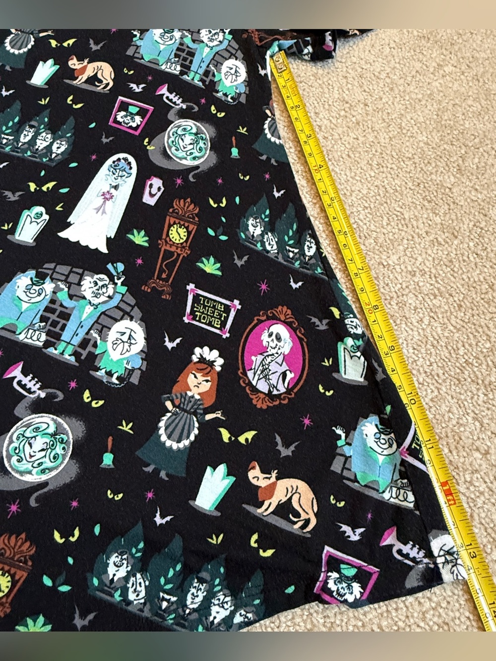 Disney Haunted Mansion maruyama 50th anniversary women’s top size Large EUC cute - Picture 6 of 11